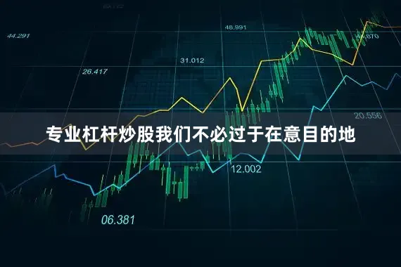 专业杠杆炒股我们不必过于在意目的地
